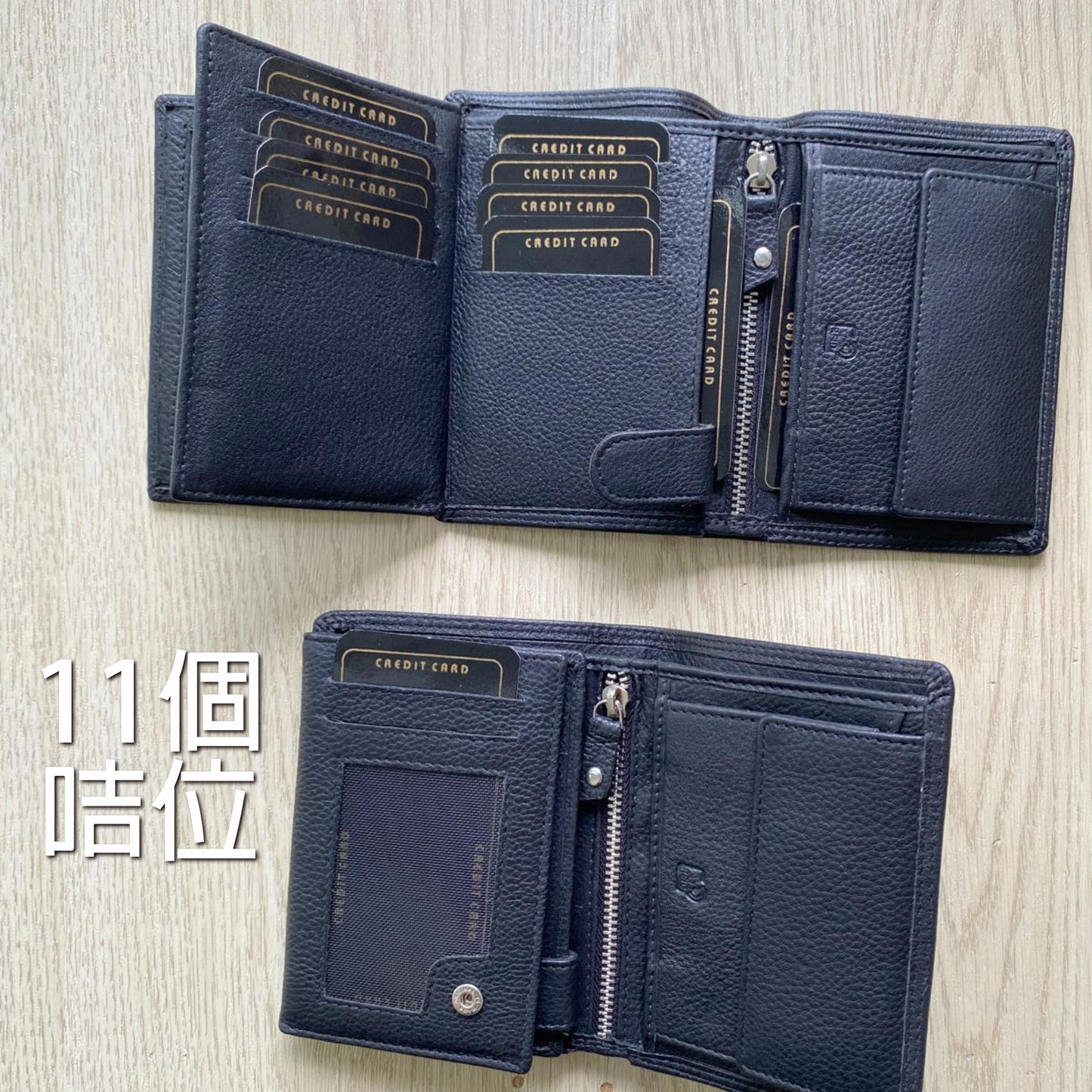 [香港品牌 EBELT] WM 164 RFID 頭層牛皮真皮銀包（加大容量）TOP GRAIN COW LEATHER WALLET