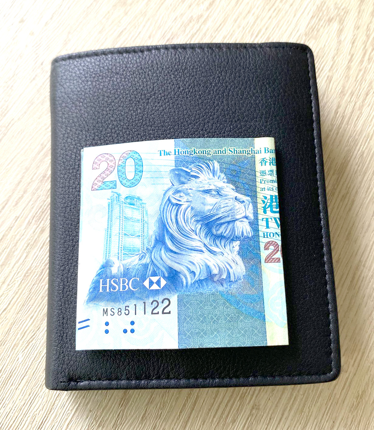 [香港品牌 EBELT] WM 165 RFID 頭層牛皮真皮銀包（多咭位）TOP GRAIN COW LEATHER WALLET