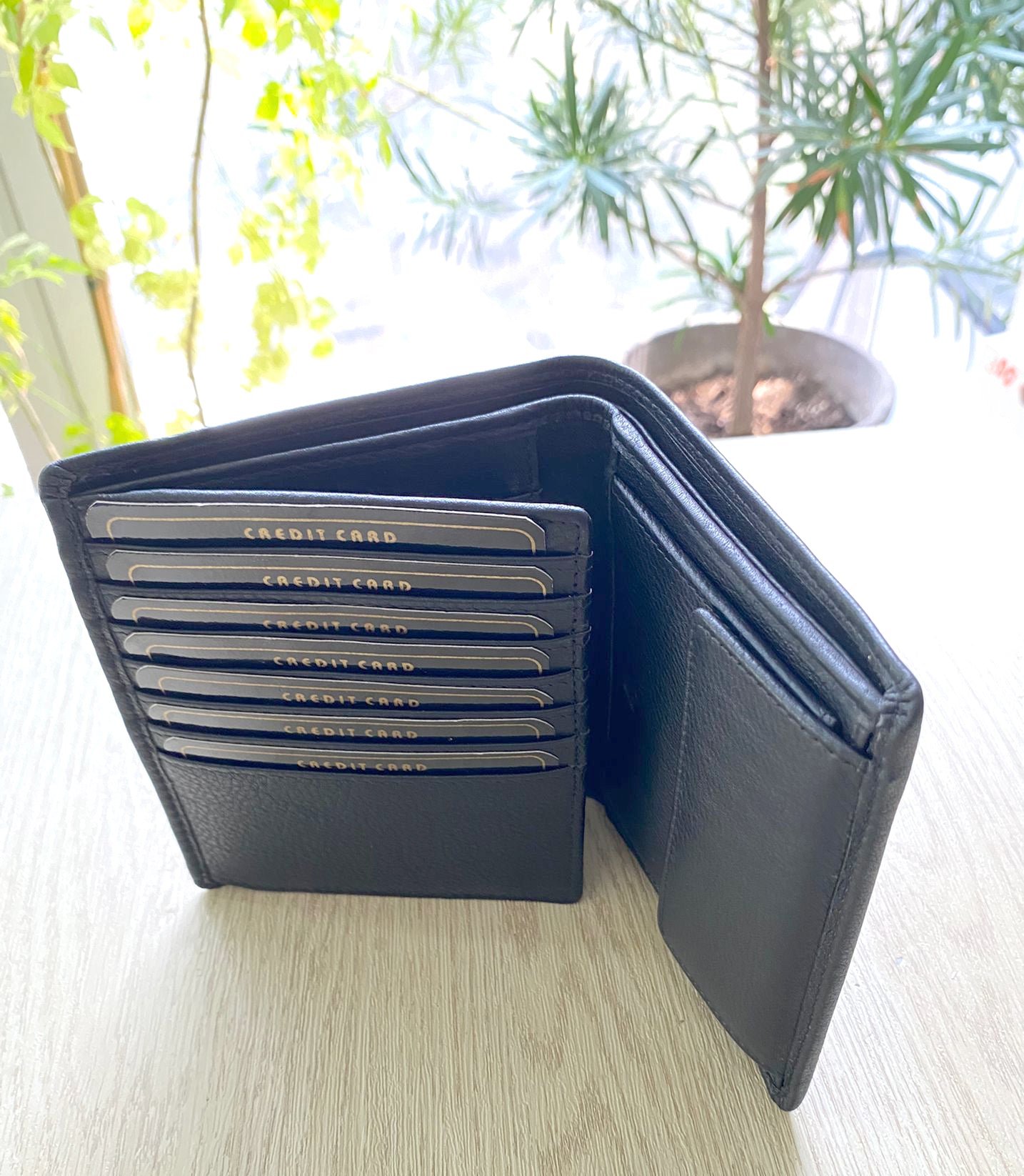 [香港品牌 EBELT] WM 165 RFID 頭層牛皮真皮銀包（多咭位）TOP GRAIN COW LEATHER WALLET