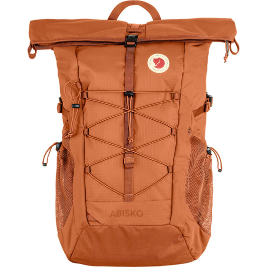 FJÄLLRÄVEN - 瑞典北極狐【狐狸袋】ABISKO HIKE FOLDSACK 25L 登山旅行背包 27222-243 Terracotta Brown