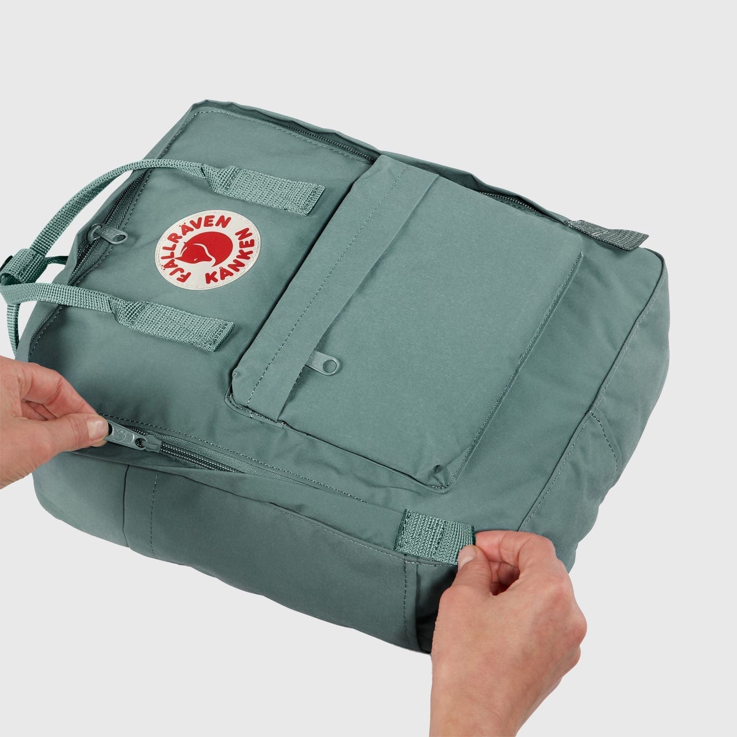 FJÄLLRÄVEN - 瑞典北極狐【狐狸袋】KÅNKEN 16L 背囊 書包 School bag outdoor backpack 23510-667-206 Arctic Green / Spicy Orange