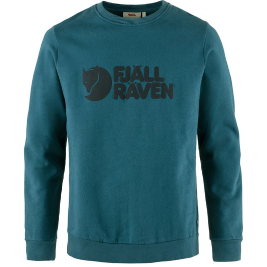 FJÄLLRÄVEN - 瑞典北極狐  FJÄLLRÄVEN LOGO SWEATER M  F84142-574 DEEP SEA