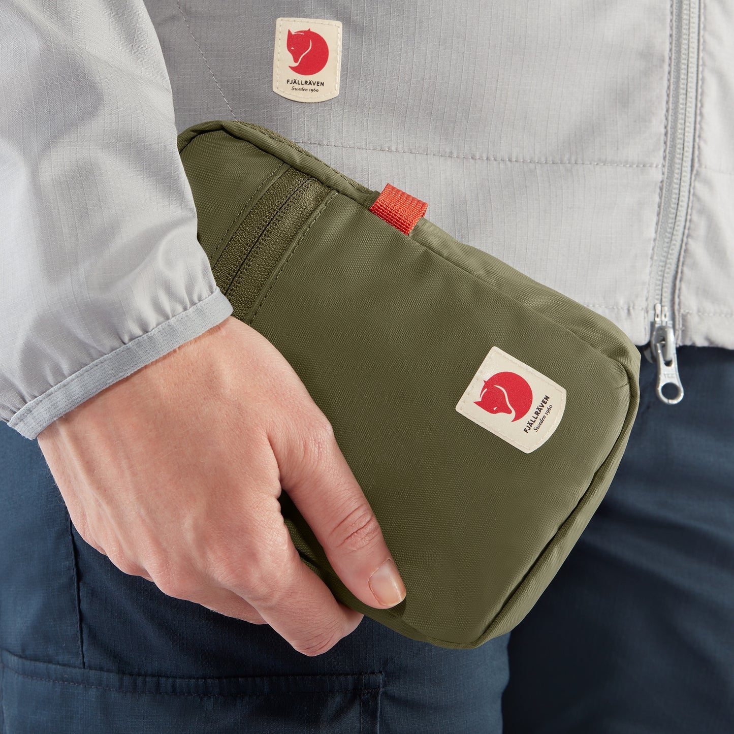 FJÄLLRÄVEN - 瑞典北極狐【狐狸袋】HIGH COAST POCKET 斜揹袋腰包 23226-623  MOUNTAIN GREEN