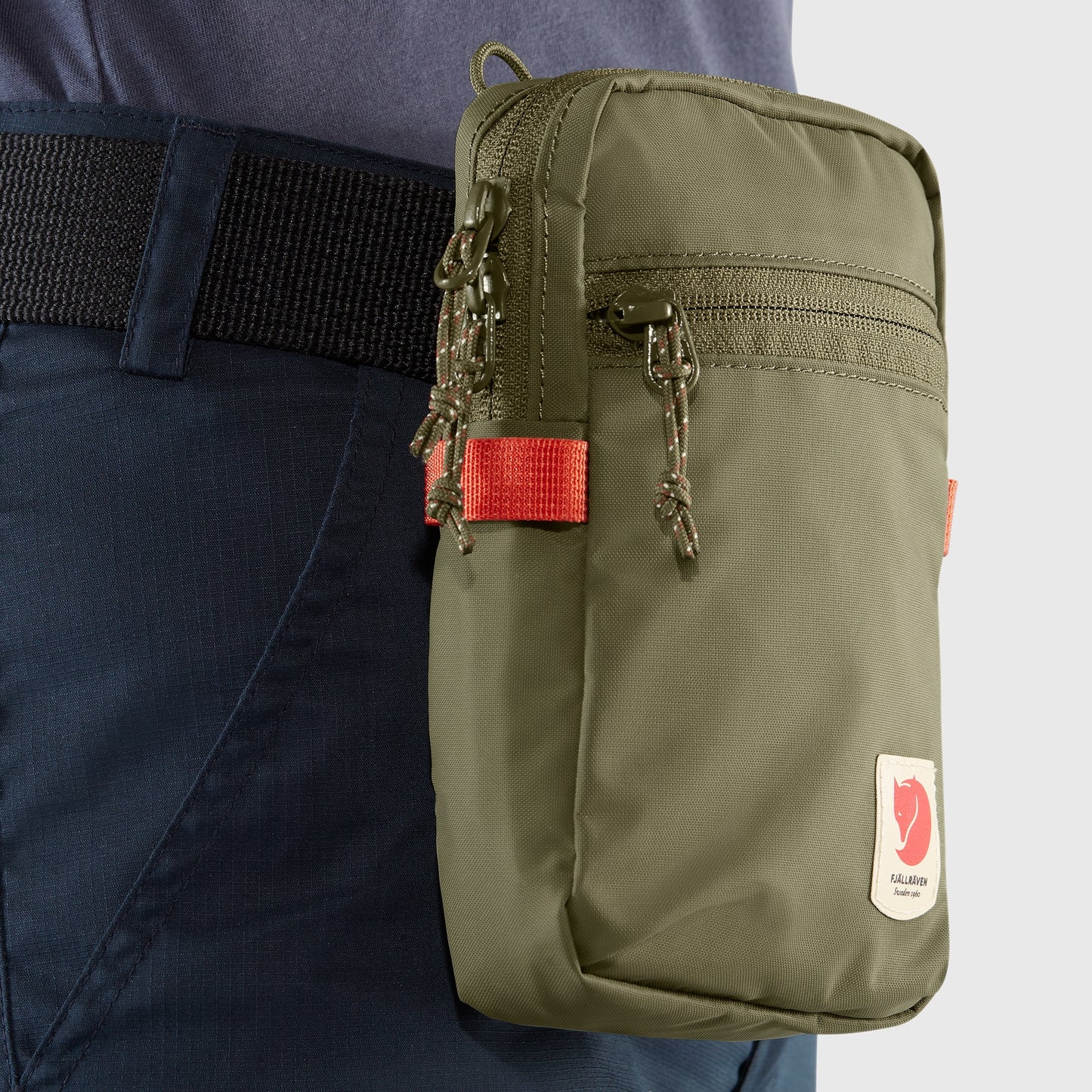 FJÄLLRÄVEN - 瑞典北極狐【狐狸袋】HIGH COAST POCKET 斜揹袋腰包 23226-623  MOUNTAIN GREEN