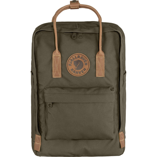 FJÄLLRÄVEN - 瑞典北極狐【狐狸袋】KÅNKEN NO. 2 LAPTOP 15 皮手挽背囊 23803-633 DARK OLIVE