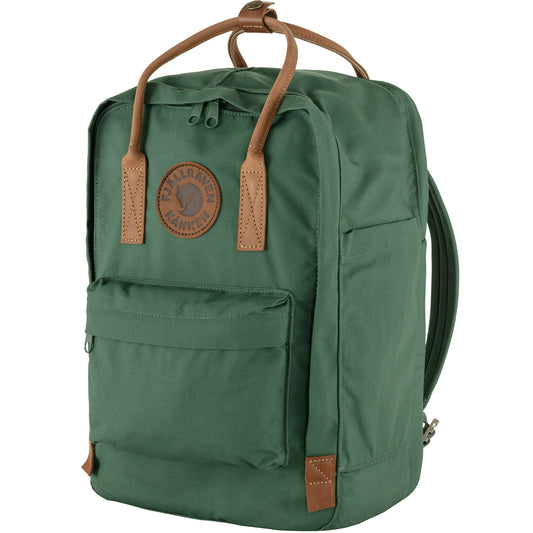 FJÄLLRÄVEN - 瑞典北極狐【狐狸袋】KÅNKEN NO. 2 LAPTOP 15 皮手挽背囊 23803-679 DEEP PATINA