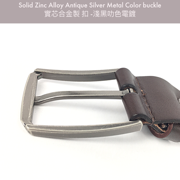 [香港品牌 EBELT] EBC 329 意大利頭層牛皮真皮皮帶 Full Grain Italian Cow Leather Belt 3.4cm