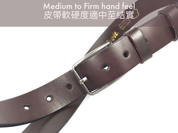 [香港品牌 EBELT] EBC 329 意大利頭層牛皮真皮皮帶 Full Grain Italian Cow Leather Belt 3.4cm