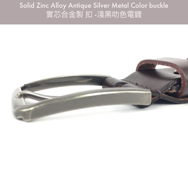 [香港品牌 EBELT] EBC 329 意大利頭層牛皮真皮皮帶 Full Grain Italian Cow Leather Belt 3.4cm