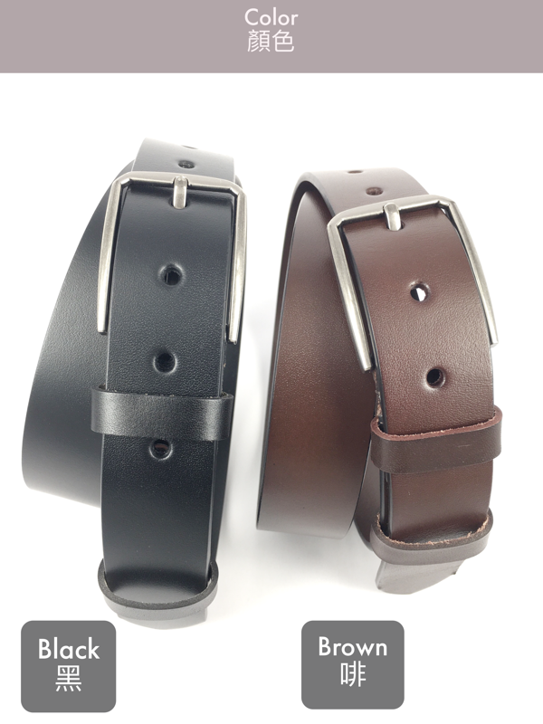 [香港品牌 EBELT] EBC 329 意大利頭層牛皮真皮皮帶 Full Grain Italian Cow Leather Belt 3.4cm