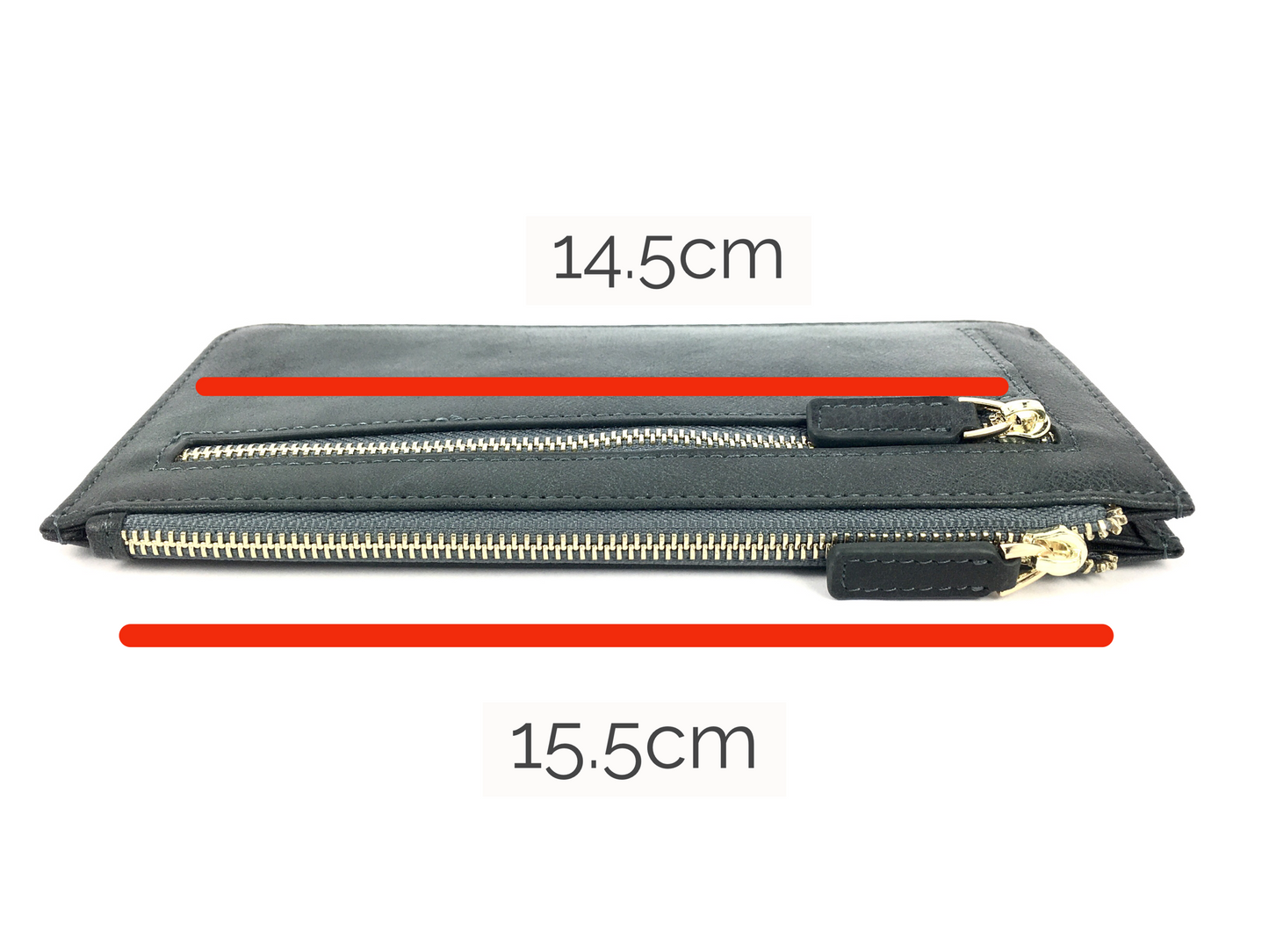 ［香港品牌 EBELT］WM 134 頭層油蠟牛皮薄身長銀包 真皮皮夾錢包 Full Grain Wax Leather Slim Long Wallet