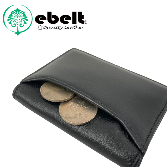 ［香港品牌 EBELT] WM 139 頭層軟羊皮迷你真皮銀包 皮夾咭套Full Grain Sheep Napa Mini Leather Wallet