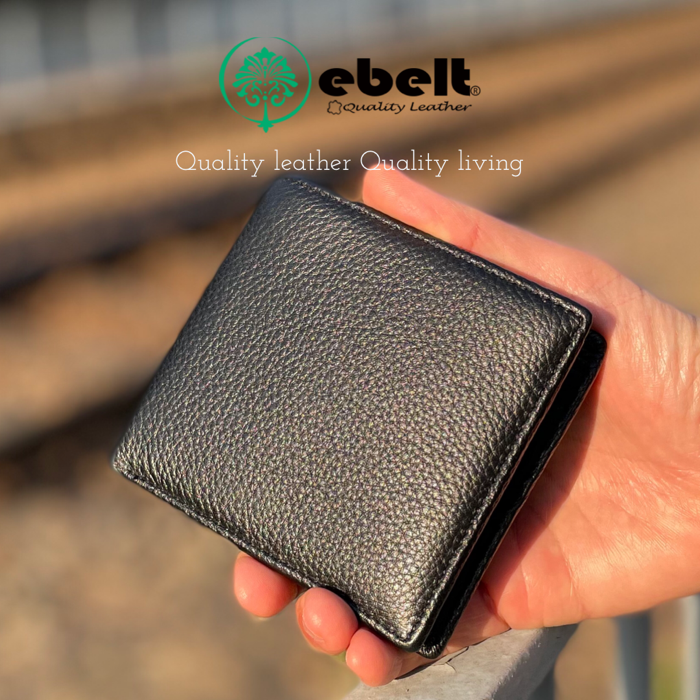 ［香港品牌 EBELT] WM 129 頭層軟牛皮真皮銀包皮夾錢包（有内頁）Full Grain Cow Napa Leather Wallet