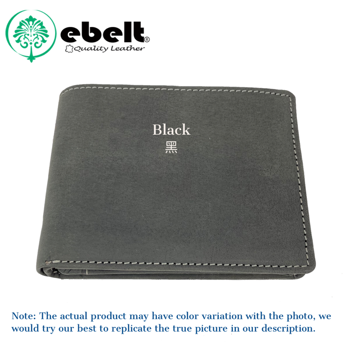 ［香港品牌 EBELT] WM 118 印度製 頭層獵人水牛皮真皮銀包 皮夾錢包Full Grain Buffalo Hunter Series Leather Wallet