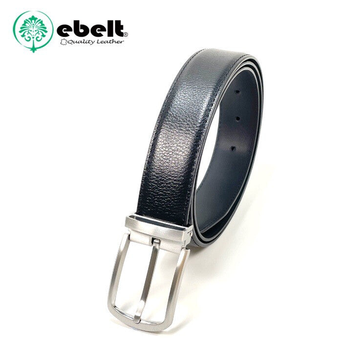 [香港品牌 EBELT] EBM 124L 光面牛皮皮帶 / 正裝皮帶 Cow Split Leather Dress Belt 3.3 cm