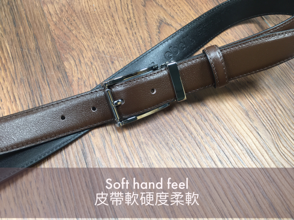 ［香港品牌 EBELT] EBM 164 男裝高級頭層牛皮真皮皮帶 3cm Top Grade Full Grain Cow Leather Belt