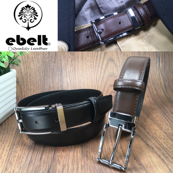 ［香港品牌 EBELT] EBM 164 男裝高級頭層牛皮真皮皮帶 3cm Top Grade Full Grain Cow Leather Belt