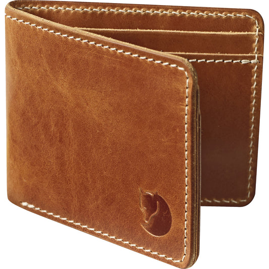 Fjallraven 狐狸袋 Ovik Leather Wallet 瑞典製植鞣牛皮銀包  Cognac 77307-249