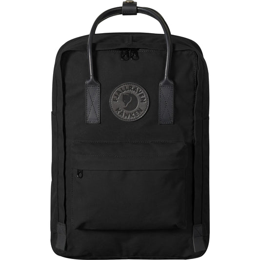 Fjallraven【狐狸袋】Kanken No. 2 Laptop 15" Black 黑皮手挽背囊 18L Black 23568-550