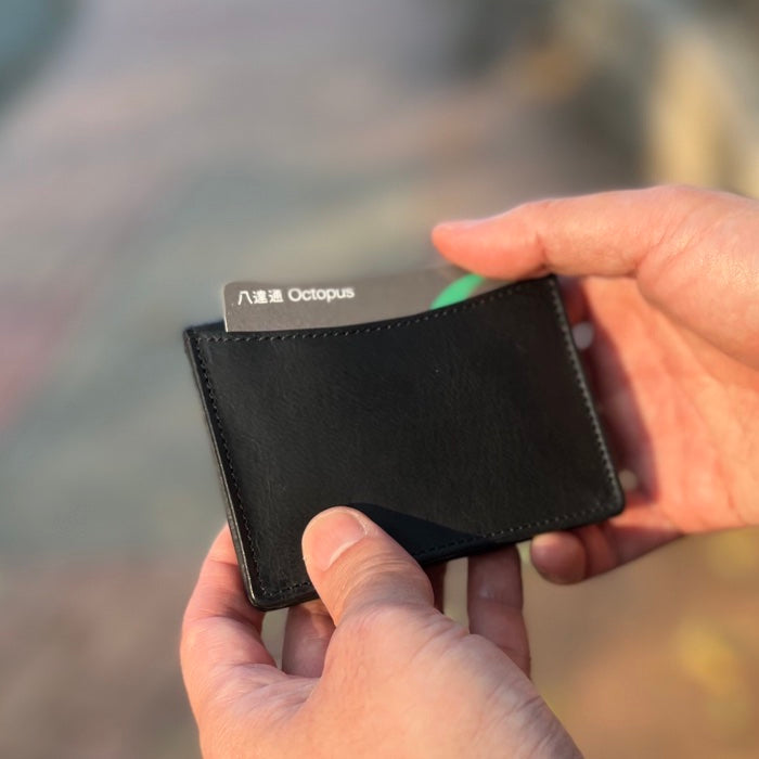 [香港品牌 EBELT] WM 152 印度製 頭層軟牛皮咭片套銀包 皮夾錢包 Top Grain COW Leather Card Holder Wallet