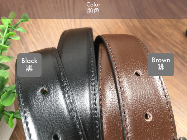 ［香港品牌 EBELT] EBM 164 男裝高級頭層牛皮真皮皮帶 3cm Top Grade Full Grain Cow Leather Belt