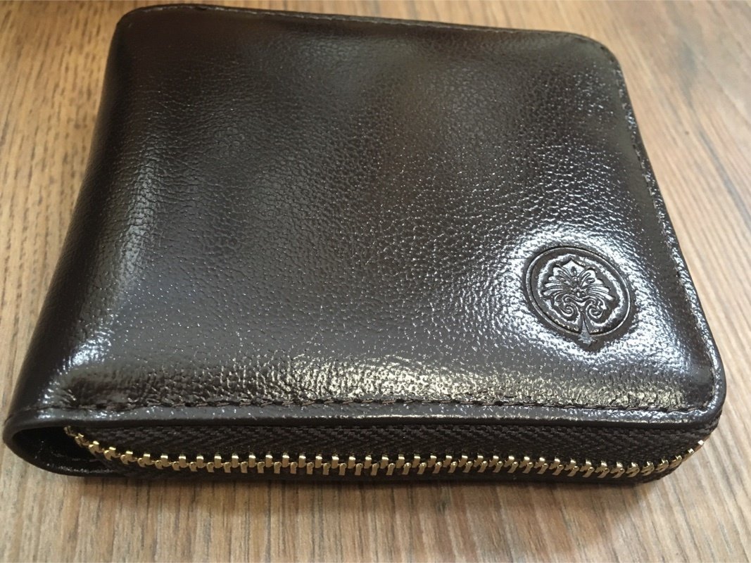 [香港品牌 EBELT] WM 124 頭層水牛皮拉鍊銀包 皮夾錢包 Full Grain Buffalo Leather Wallet Zipper Style