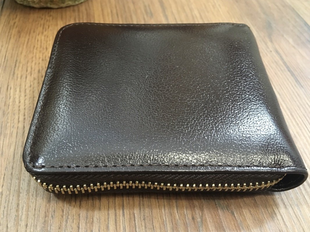 [香港品牌 EBELT] WM 124 頭層水牛皮拉鍊銀包 皮夾錢包 Full Grain Buffalo Leather Wallet Zipper Style