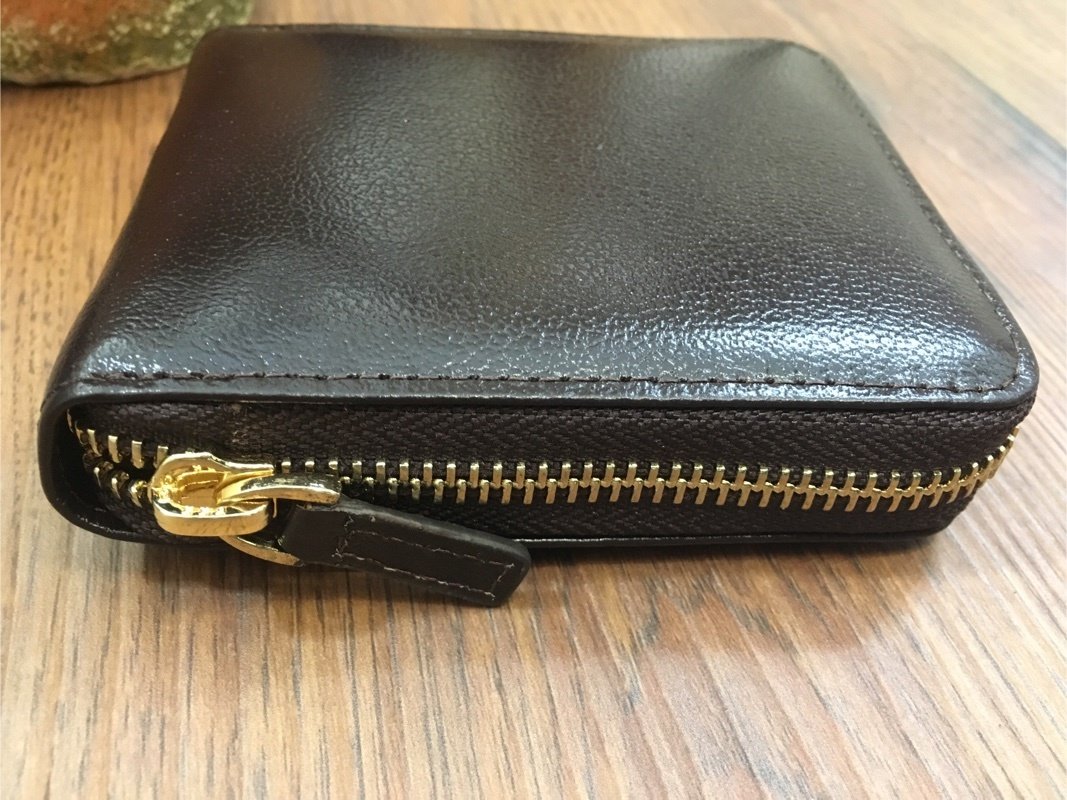 [香港品牌 EBELT] WM 124 頭層水牛皮拉鍊銀包 皮夾錢包 Full Grain Buffalo Leather Wallet Zipper Style