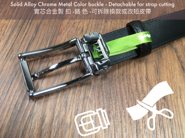 ［香港品牌 EBELT] EBM 164 男裝高級頭層牛皮真皮皮帶 3cm Top Grade Full Grain Cow Leather Belt