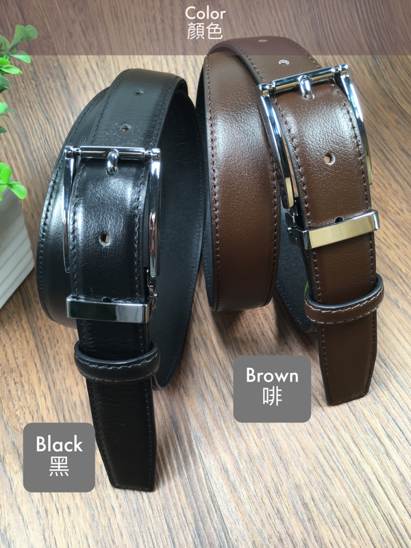 ［香港品牌 EBELT] EBM 164 男裝高級頭層牛皮真皮皮帶 3cm Top Grade Full Grain Cow Leather Belt
