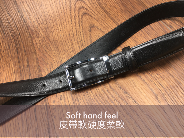 ［香港品牌 EBELT] EBM 164 男裝高級頭層牛皮真皮皮帶 3cm Top Grade Full Grain Cow Leather Belt