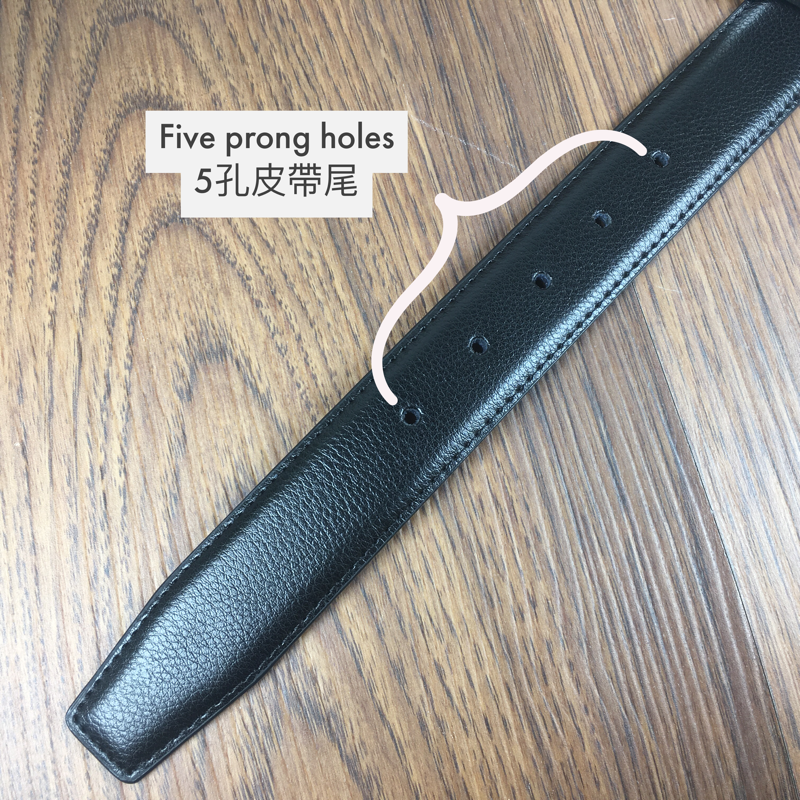 [香港品牌 EBELT] EBM 124M 光面牛皮皮帶 / 正裝皮帶 Cow Split Leather Dress Belt 3.3 cm