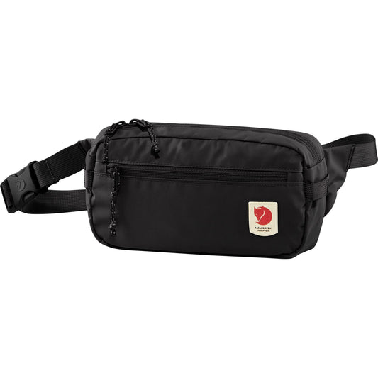 FJÄLLRÄVEN【狐狸袋】HIGH COAST HIP PACK 斜揹袋腰包 23223-550 BLACK