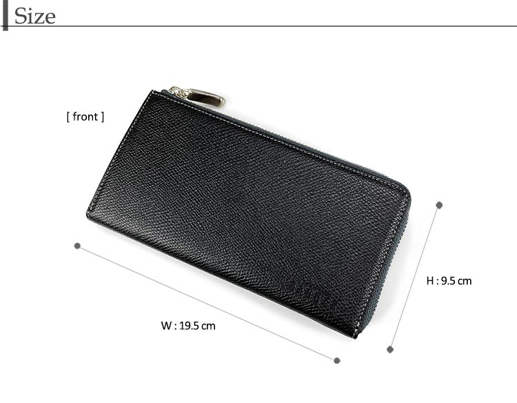 [日本製造］日本人氣品牌宇野福鞄 日本製造 Unofuku Baggex [KAGIROI] 牛革製長銀包 Made in Japan Toyooka Leather Long Wallet 35-0177