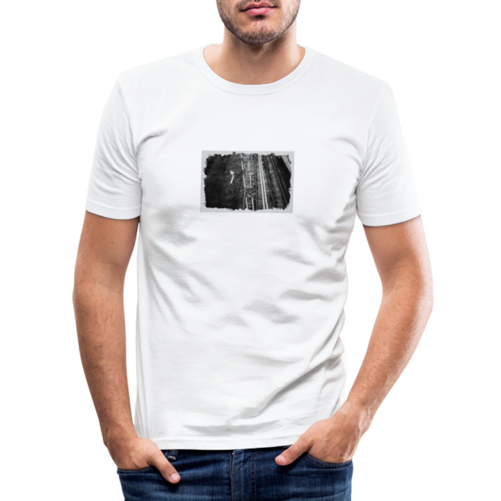 Men's Slim Fit T-Shirt - white