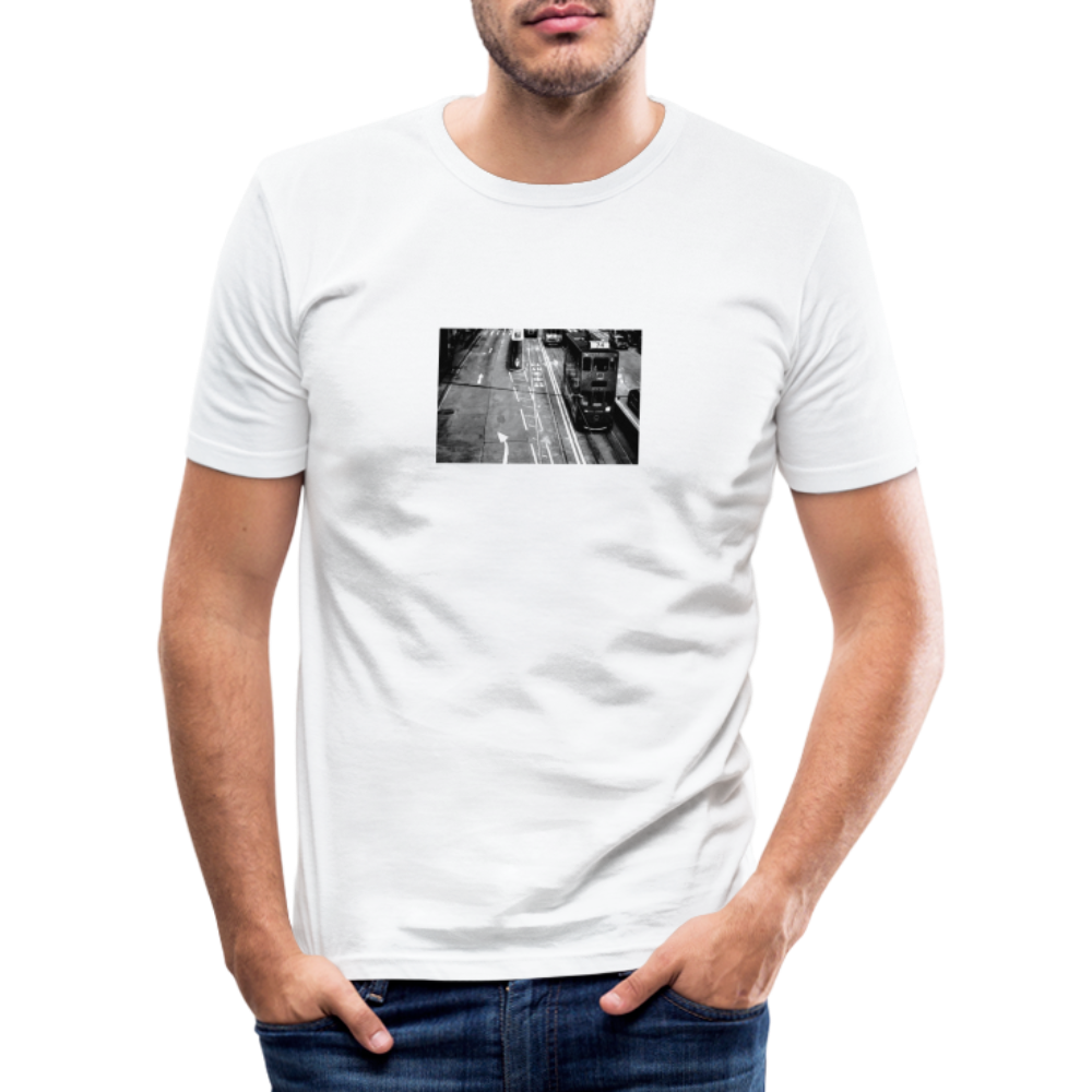 Men's Slim Fit T-Shirt - white