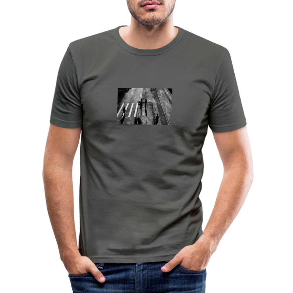Men's Slim Fit T-Shirt - graphite grey