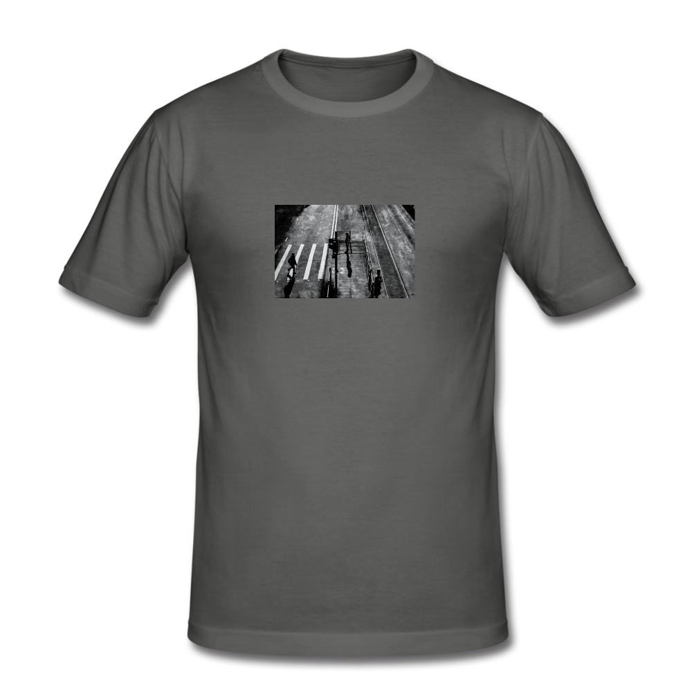 Men's Slim Fit T-Shirt - graphite grey